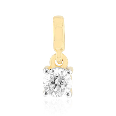 9K SI1 (G) Diamond Gold Pendant (Annette)