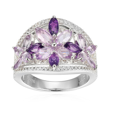 Amethyst Silver Ring