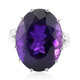 Zambian Amethyst Silver Ring (Pallanova)