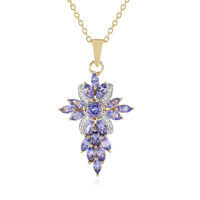 Tanzanite Silver Necklace