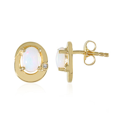 Welo Opal Silver Earrings