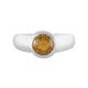 Yellow Zircon Silver Ring