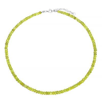 Peridot Silver Necklace