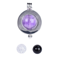 Amethyst Silver Pendant