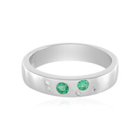 Ethiopian Emerald Silver Ring