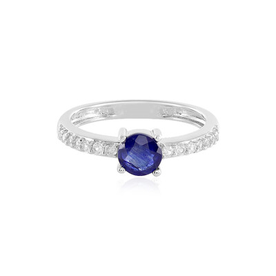 Madagascar Blue Sapphire Silver Ring