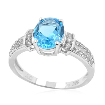 Marambaia Topaz Silver Ring