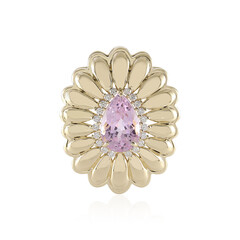 9K Patroke Kunzite Gold Pendant (de Melo)