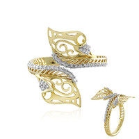 9K I1 (I) Diamond Gold Ring (Ornaments by de Melo)