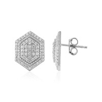 Zircon Silver Earrings