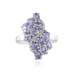 Tanzanite Silver Ring