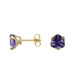 9K Amethyst Gold Earrings (dagen)