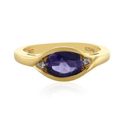 Iolite Silver Ring