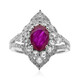 14K AAA Mozambique Ruby Gold Ring (CIRARI)