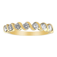 9K SI1 (G) Diamond Gold Ring