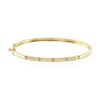 I2 Champagne Diamond Silver Bangle