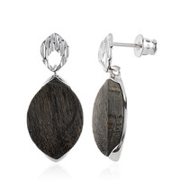 Black Oak Silver Earrings