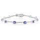 Nepal Kyanite Silver Bracelet