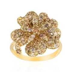 14K SI2 Fancy Diamond Gold Ring (CIRARI)