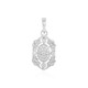 Zircon Silver Pendant