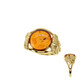 Baltic Amber Silver Ring (dagen)