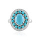 Sleeping Beauty Turquoise Silver Ring