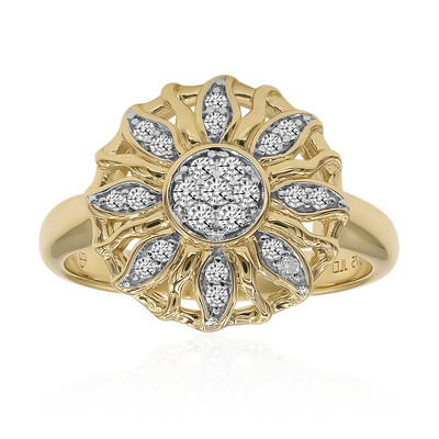 9K SI1 (G) Diamond Gold Ring (Annette)