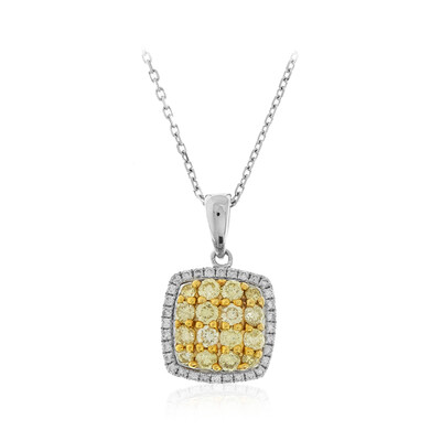 14K SI2 Yellow Diamond Gold Necklace (CIRARI)