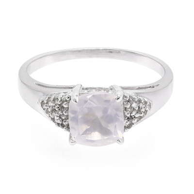 Ice Moon Quartz Silver Ring