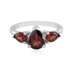 Indian Garnet Silver Ring