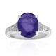 Purple quartz Silver Ring