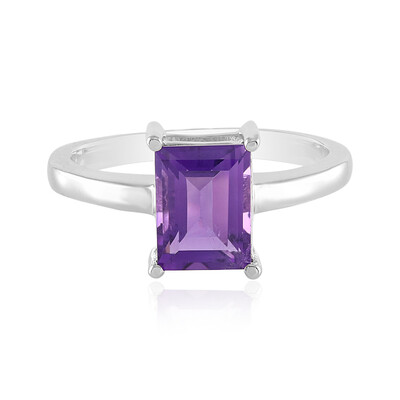 Siberian Amethyst Silver Ring