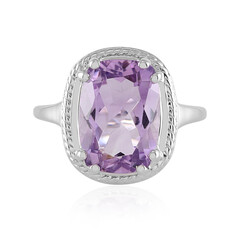 Rose de France Amethyst Silver Ring