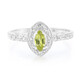 Manchurian Peridot Silver Ring