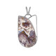 Petrified Palm Wood Silver Pendant (Bali Barong)