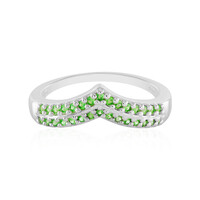 Tsavorite Silver Ring