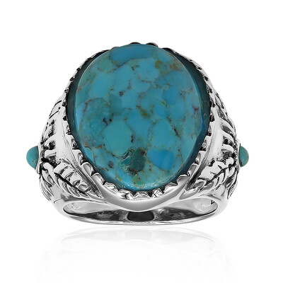 Kingman Blue Mojave Turquoise Silver Ring (Art of Nature)