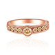 9K SI1 Argyle Rose De France Diamond Gold Ring (Annette)