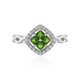 Russian Diopside Silver Ring