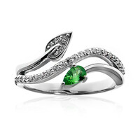 Tsavorite Silver Ring