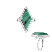 Malachite Silver Ring