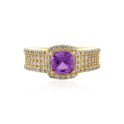 Uruguayan Amethyst Silver Ring