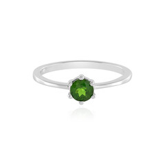 Russian Diopside Silver Ring