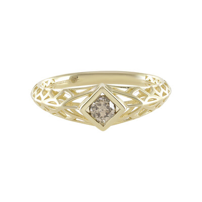 9K I2 Champagne Diamond Gold Ring (Ornaments by de Melo)