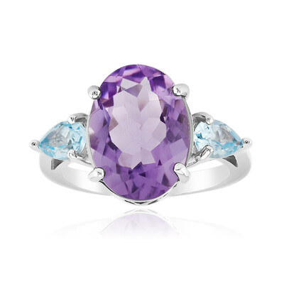 Amethyst Silver Ring