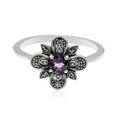 Amethyst Silver Ring