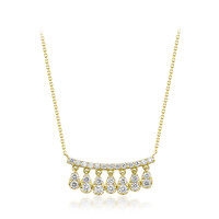 14K I1 (H) Diamond Gold Necklace (CIRARI)