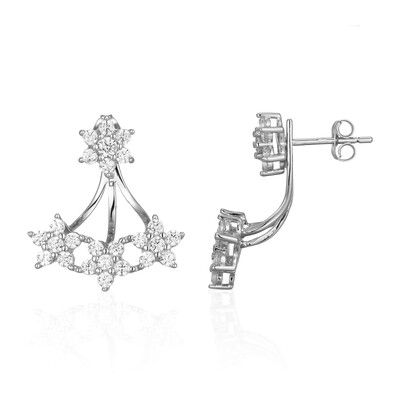 Zircon Silver Earrings (M de Luca)