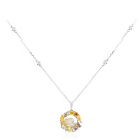 18K SI2 Fancy Diamond Gold Necklace (CIRARI)