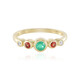 Russian Emerald Silver Ring